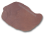 Trittplatte/Trittstein Sandstein-rot, polygonal