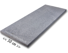 Granitplatten anthrazit für außen 100x50x3 cm