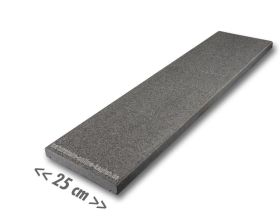 Platten aus Black Granit für außen 100 x 25 x 3 cm