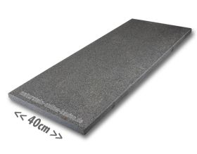 Schwarze Granitplatten für außen 100 x 40 x 3 cm aus Black Granit