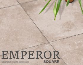 Keramik-Terrassenplatten EMPEROR Sarone Castagno 60x60x2