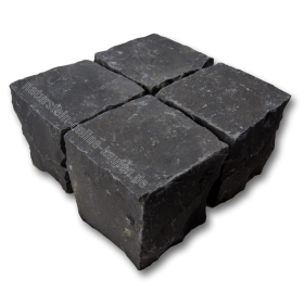 Basalt Pflastersteine schwarz 15x15 cm-Stück