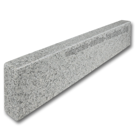 Bord-/Leistenstein(e), Granit hell-grau, 100 x 20 x 8 cm Premium