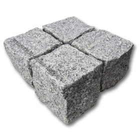 Pflastersteine, Schlesischer Granit (grau), 15 x 17 cm-Stück