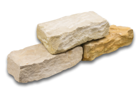 Sandstein Mauersteine 40x20x10 cm, spaltrau