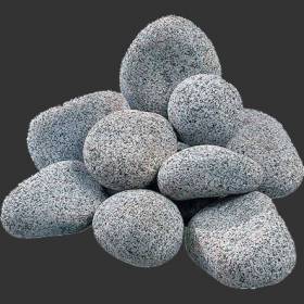 Ziersteine Gletscher (Granit), grau Abmessung 200 - 400 mm (runde Form)