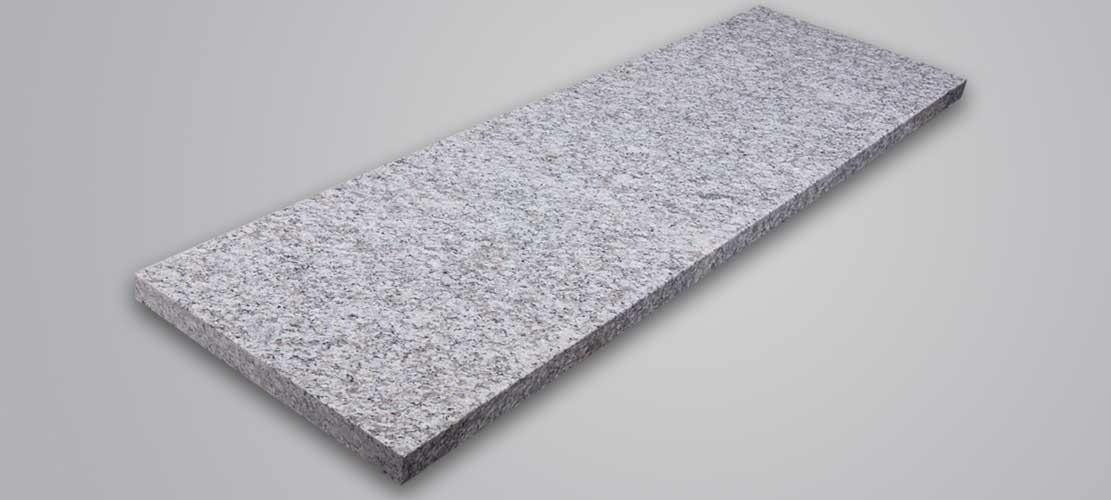 Mauerabdeckplatten Granit hell-grau 3 cm