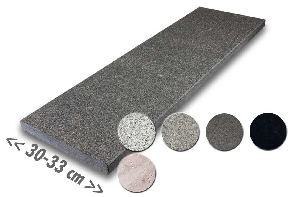 Mauerabdeckung 30/33 cm breit