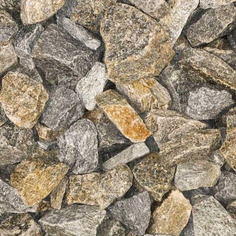 Gabionensteine Gneis silber 50 - 150 mm