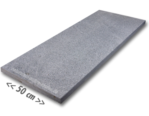 Granitplatten anthrazit für außen 100x50x3 cm 