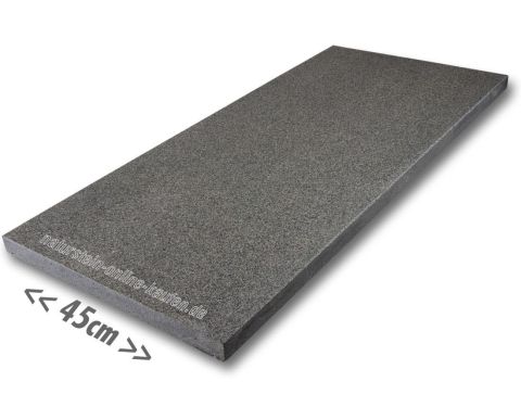 Black Granit - Granitplatten für außen 100 x 45 x 3 cm 