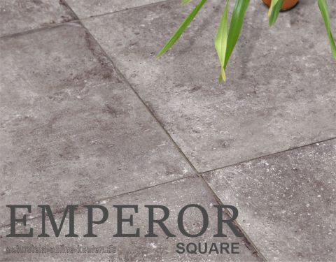 Keramik-Terrassenplatten EMPEROR Sarone Grigio 60x60x2