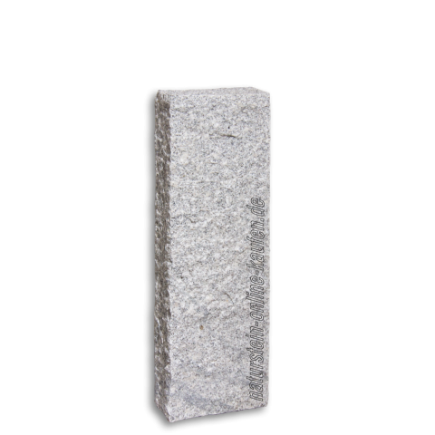 Bordstein / Kantenstein Granit hellgrau, 75 x 25 x 10 cm