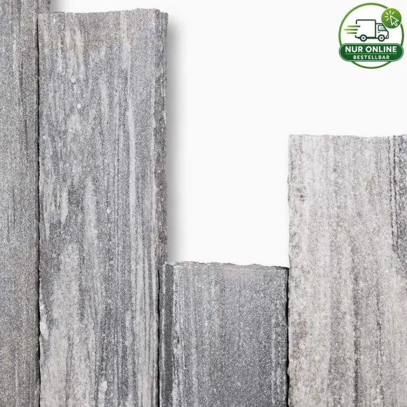 BIASCA LINEA Palisaden aus Gneis – natürlicher Charakter für Garten und Außenbereich