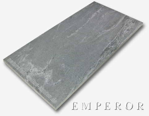 Keramik-Terrassenplatten EMPEROR Negro Santiago 80x40x2