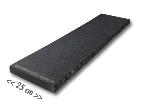 Mauerabdeckplatten Basalt schwarz | naturstein-online-kaufen.de