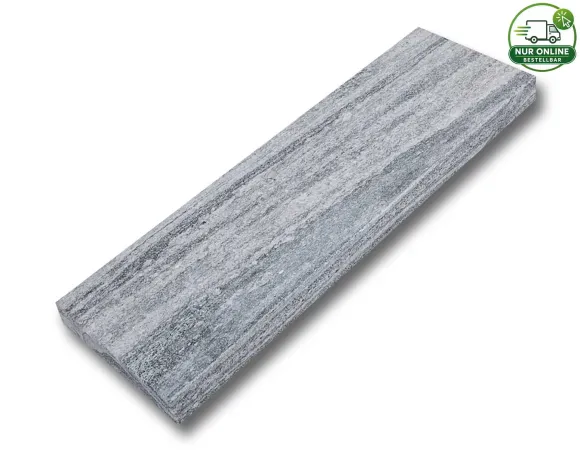 BIASCA Gneis Mauerabdeckung 4x28x100 cm