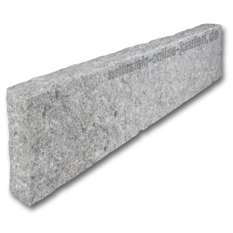Palisaden Granit hell-grau 100x25x8 cm