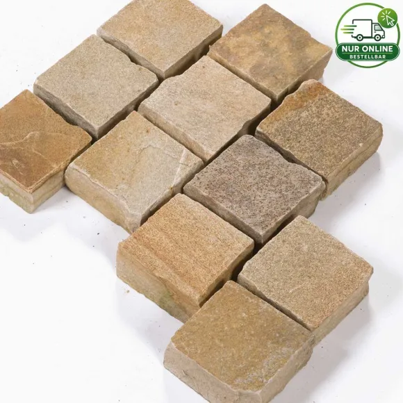 Pflastersteine LIMERICK GOLD 10x10x5-8cm
