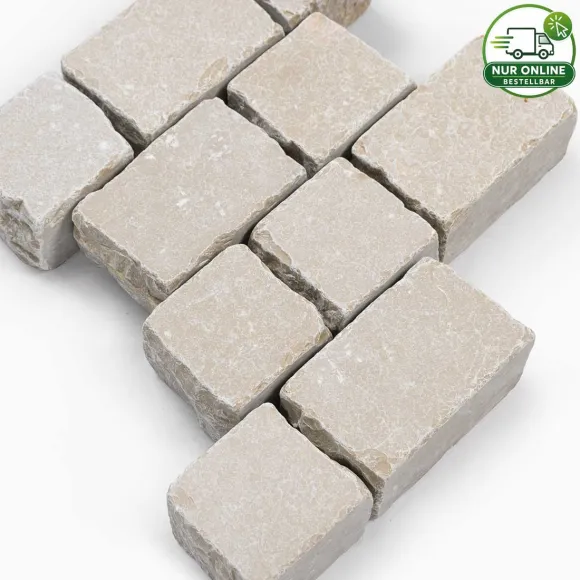 Pflastersteine ORELLO CREMA ANTICO 10x10-15x8cm