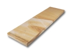 Mauerabdeckung Sandstein beige-braun struktutiert - 100x28x4 cm