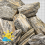 Ziersplitt, Gneis grau/beige geadert 32-63 mm im BigBag-1000 kg