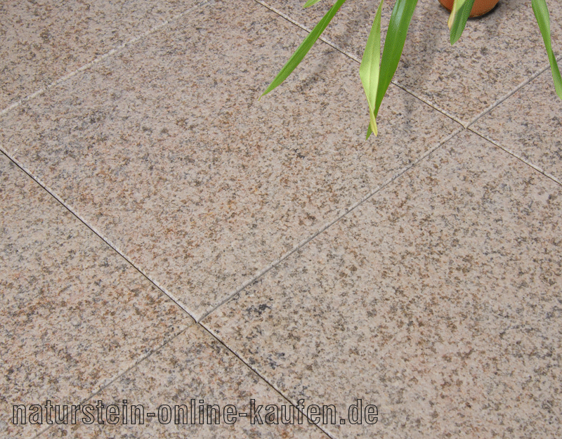 Granit Terrassenplatten Gelb Naturstein Online Kaufen De