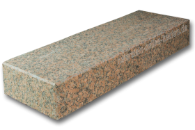 Blockstufen Granit rot 100x35x15 cm
