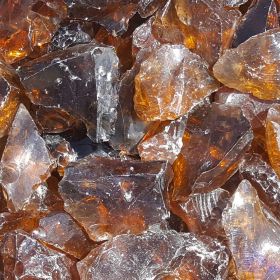 Glasteine/Glasbrocken Bernstein | naturstein-online-kaufen.de