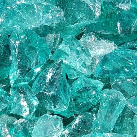 Glasteine/Glasbrocken türkis | naturstein-online-kaufen.de