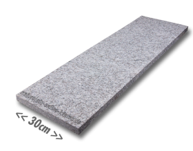 Granitplatten hellgrau für außen 100x30x3 cm