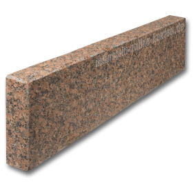 Bord-/Randstein Granit rot 100x25x8 cm