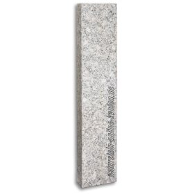 Randstein Granit grau-weiß-strukturiert 100x20x8 | naturstein-online-kaufen.de