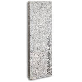 Palisaden Granit grau weiß-strukturiert 100x30x10 geflammt