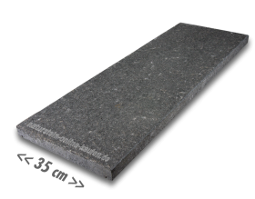 Mauerwerksabdeckung Andesit anthrazit-100x35x4 cm