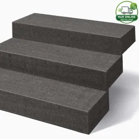 NERO ASSOLUTO Blockstufen – Gabbro aus Simbabwe