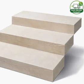 ORELLO CREMA Blockstufen EXACTA – Kalkstein aus der Türkei