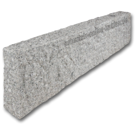 Bordstein / Leistenstein Granit hell-grau, 100x25x10 cm