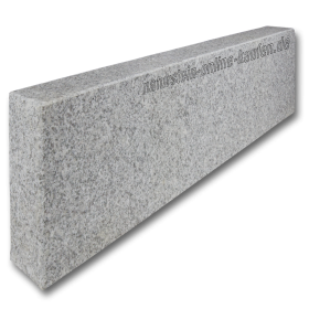 Bord-/Leistenstein(e), Granit hell-grau, 100 x 30 x 10 cm Premium
