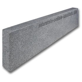 Bordstein / Leistenstein Granit anthrazit, 100x25x8 cm