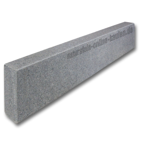 Bordstein / Leistenstein Granit anthrazit, 100x20x8 cm