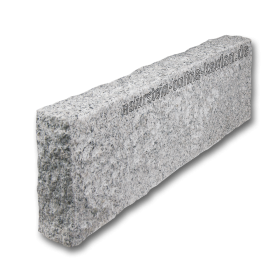 Bord- / Randstein Granit hellgrau 75 x 25 x 8 cm