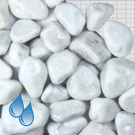 Carrara Zierkies, weiß 25-40 | naturstein-online-kaufen.de