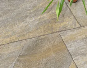 Keramik-Terrassenplatten EMPEROR ANTICO Limerick Pearl · goldsilber