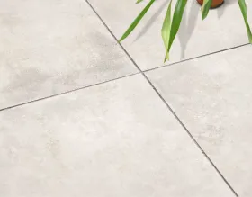 Keramik-Terrassenplatten EMPEROR Liberty White · weiß