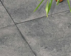 Keramik-Terrassenplatten EMPEROR Sarone Antracite · dunkelgrau