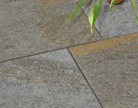 Keramik-Terrassenplatten EMPEROR Valleverde · grau-bronze