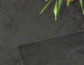 Keramik-Terrassenplatten EMPEROR Vulcano · schwarz