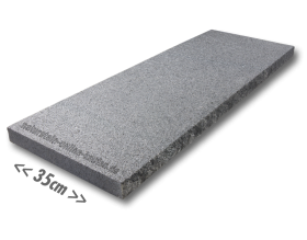 Mauerabdeckplatten Granit anthrazit - 100x35x4 cm