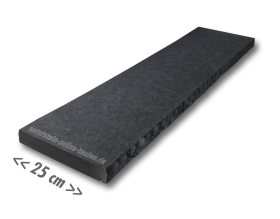 Mauerabdeckplatten Basalt schwarz | naturstein-online-kaufen.de